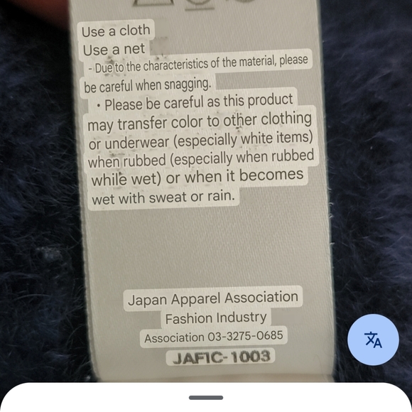 DAMA COLLECTION Women's Sweater Extra Small Blue 100% Cashmere Made In Japan - Picture 9 of 10